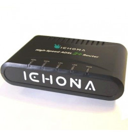  43.467 MODEM ADSL2+ ROUTER ICHONA ART21GSU  1P ETHERNET RJ45 + 1P US