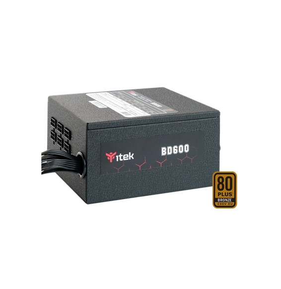  ITPSEBD600 POWER SUPPLY ATX ITPSEBD600 BD600 - 600W, 80PLUS BRONZE, PFC 