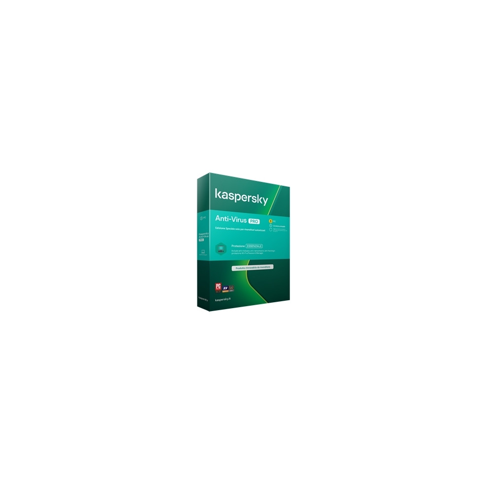  59.9719 KASPERSKY BOX ANTIVIRUS PRO 2020  3PC (KL1171T5CFS-20SLIMPRO) FI