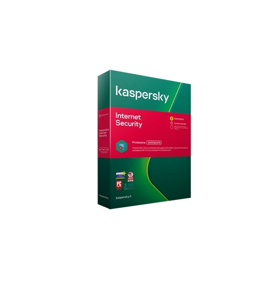  59.9728 KASPERSKY BOX INTERNET SECURITY 2020  5 DISPOSITIVI (KL1939T5EFS