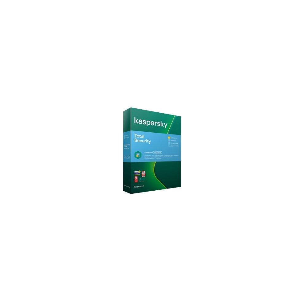  59.9729 KASPERSKY BOX TOTAL SECURITY 2020  3PC X PC/MAC/ANDROID (KL1949T