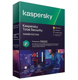  59.9730 KASPERSKY BOX TOTAL SECURITY GAMER MODE - 2USER X PC/MAC/ANDROID