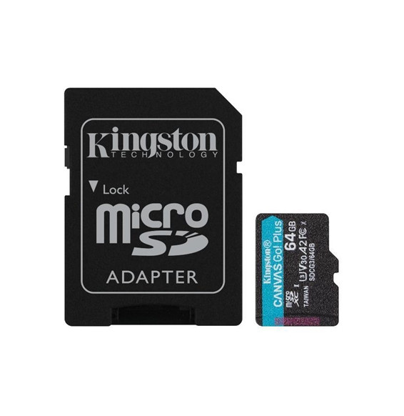  81.3965 MICRO SECURE DIGITAL  64GB SDCG3/64GB CLASS10 U3 V30 + ADATTATOR