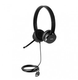  08.9296 CUFFIE+MICROFONO LENOVO 4XD0X88524 USB2.0 STEREO100 PELLE+MEMORY