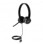  08.9296 CUFFIE+MICROFONO LENOVO 4XD0X88524 USB2.0 STEREO100 PELLE+MEMORY