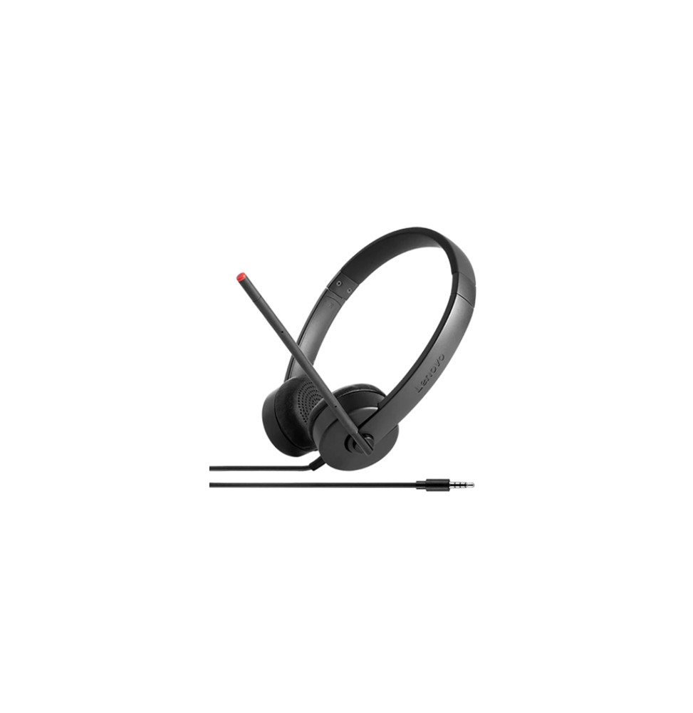  4XD0K25030 CUFFIE+MICROFONO LENOVO 4XD0K25030 ANALOGICHE BLACK KABEL 1,2