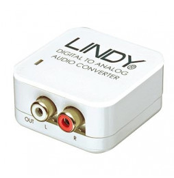  70408 CONVERTITORE AUDIO SPDIF DIGITALE  ANALOGICO RCA LINDY 70408 - 