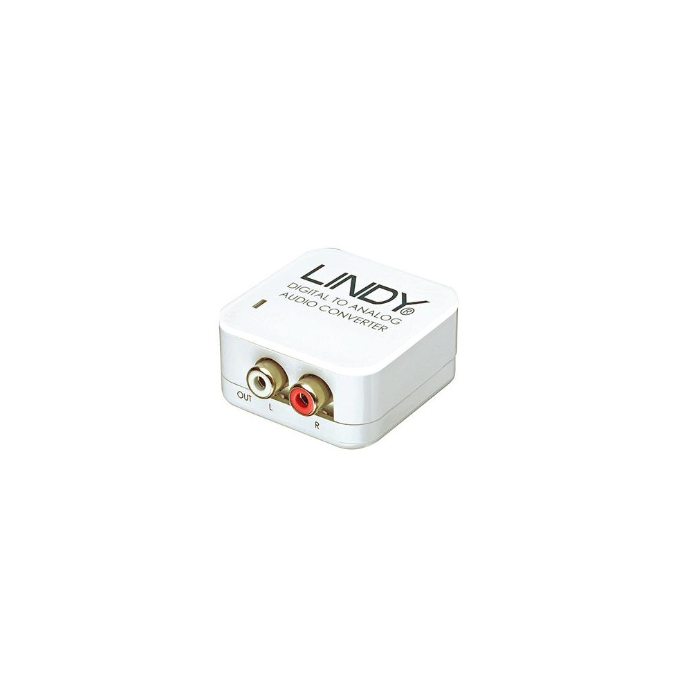  70408 CONVERTITORE AUDIO SPDIF DIGITALE  ANALOGICO RCA LINDY 70408 - 