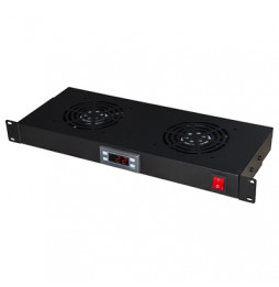  LKVENT2N RACK19" LINK VENTILAZIONE A 2 VENTOLE LKVENT2N BLACK - EAN 802