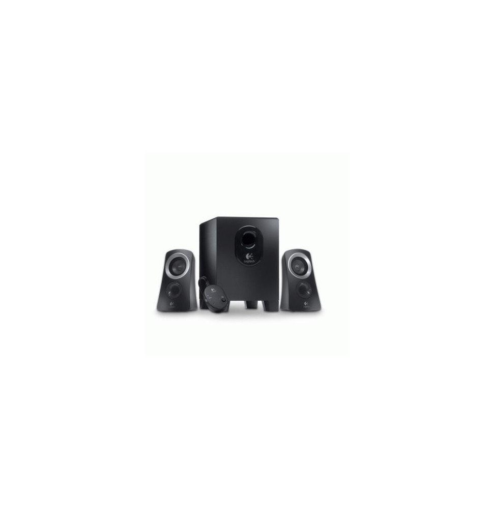  46.0968 CASSE LOGITECH RETAIL 2.1 25W RMS Z313 BLACK P/N 980-0004