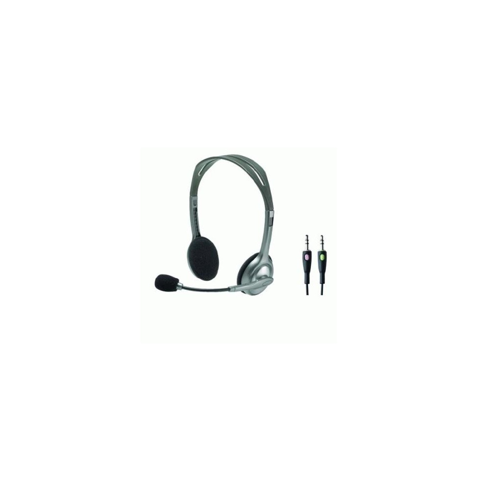  47.997 CUFFIA+MICROFONO LOGITECH RETAIL HEADSET H110 JACK STEREO P/N 981