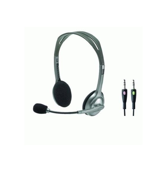  47.997 CUFFIA+MICROFONO LOGITECH RETAIL HEADSET H110 JACK STEREO P/N 981