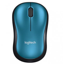  84.0544 MOUSE LOGITECH RETAIL M185 WIRELESS OTTICO BLACK/BLU USB P/N 9