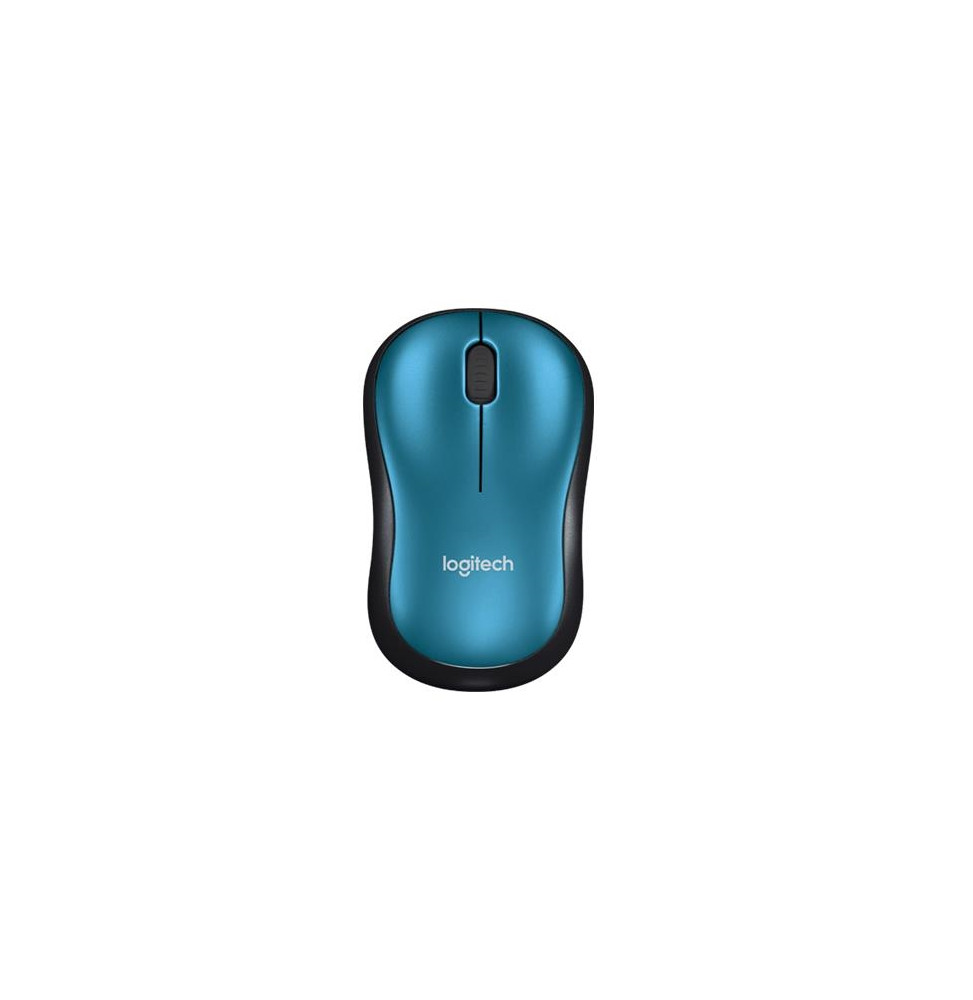  84.0544 MOUSE LOGITECH RETAIL M185 WIRELESS OTTICO BLACK/BLU USB P/N 9