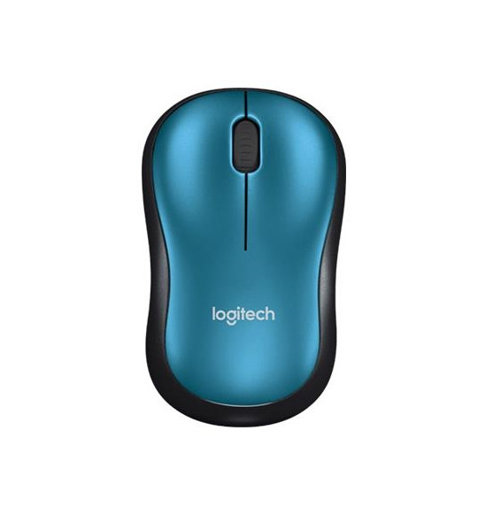  84.0544 MOUSE LOGITECH RETAIL M185 WIRELESS OTTICO BLACK/BLU USB P/N 9