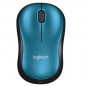  84.0544 MOUSE LOGITECH RETAIL M185 WIRELESS OTTICO BLACK/BLU USB P/N 9