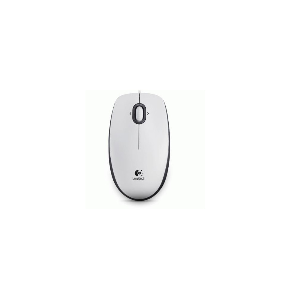  B100 MOUSE LOGITECH OEM B100 OPTICAL WEISS USB P/N 910-003360  -GARANZI