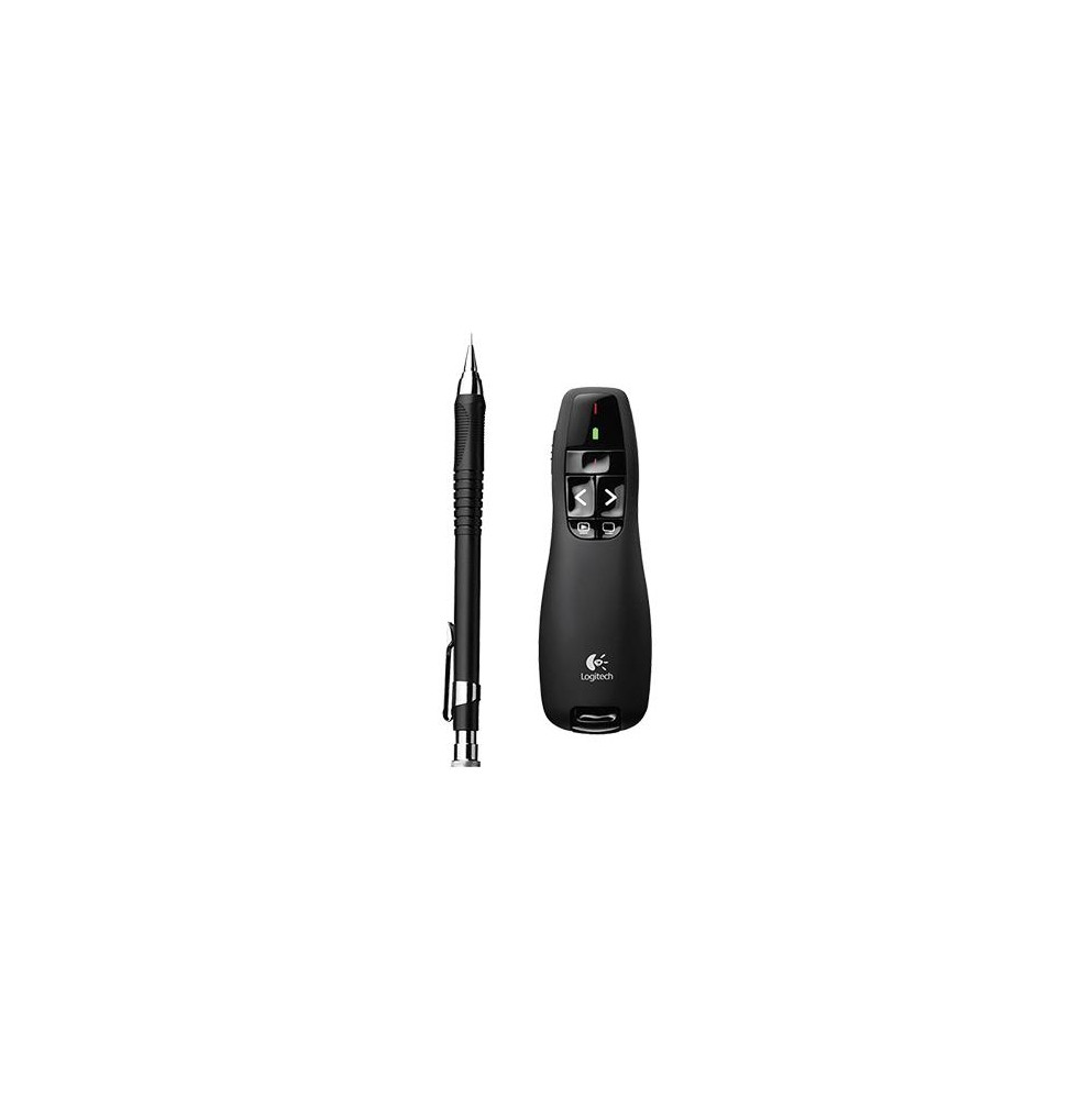  84.0796 PRESENTER LOGITECH RETAIL R400 WIRELESS LASER BLACK USB P/N 9