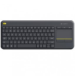  86.0374 TASTIERA LOGITECH RETAIL WIRELESS CON TOUCH PAD K400 PLUS NER