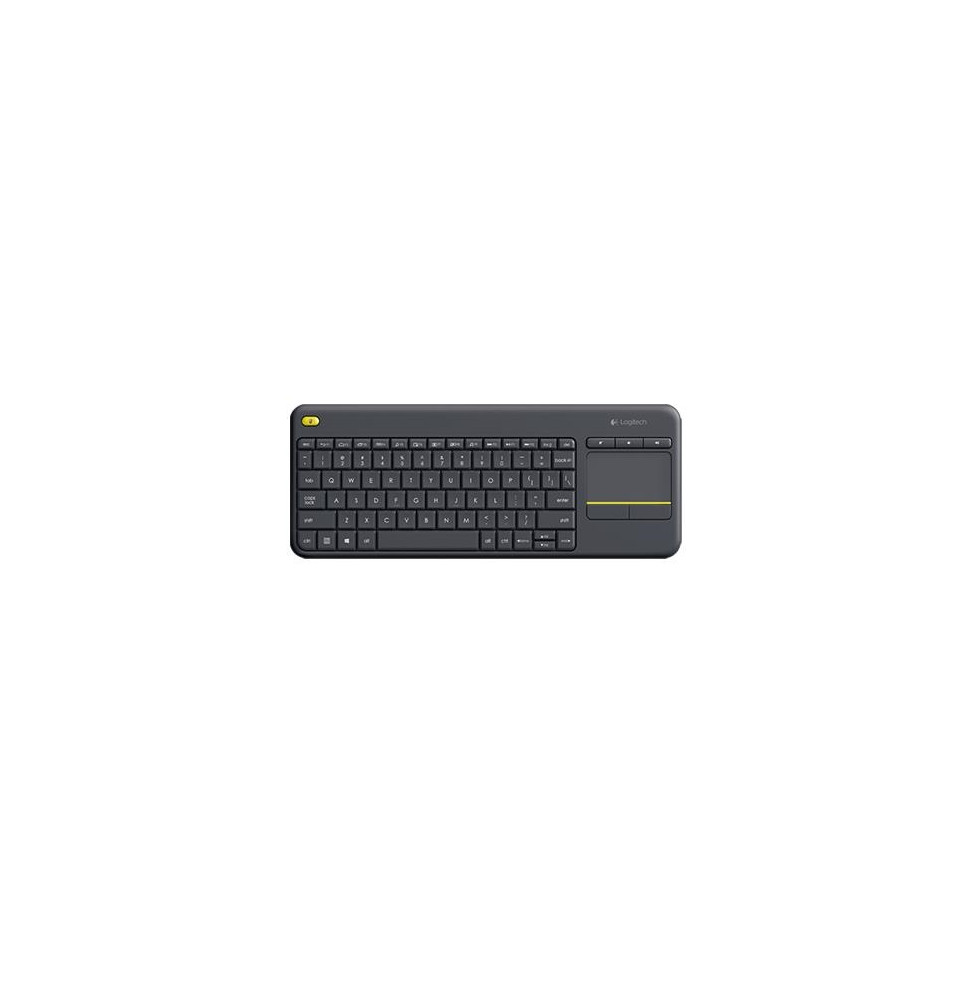  86.0374 TASTIERA LOGITECH RETAIL WIRELESS CON TOUCH PAD K400 PLUS NER