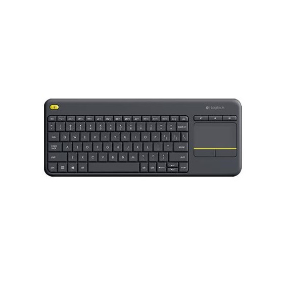  86.0374 TASTIERA LOGITECH RETAIL WIRELESS CON TOUCH PAD K400 PLUS NER