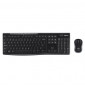  86.077 KEYBOARD+MOUSE WIRELESS LOGITECH RETAIL MK270 OPTICAL USB BLACK P