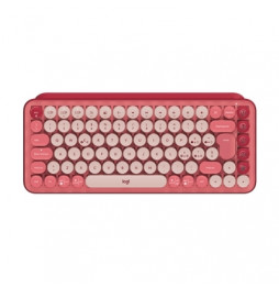  86.1703 CLAVIER LOGITECH RETAIL POP KEYS HEARTBREAKER ROSE WIRELESS BLU