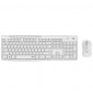  86.1705 TASTATUR+MOUSE WIRELESS LOGITECH RETAIL MK295 USB SILENT BIANCA