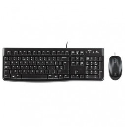  86.343 KEYBOARD+MOUSE LOGITECH RETAIL MK120 USB BLACK P/N 920-00