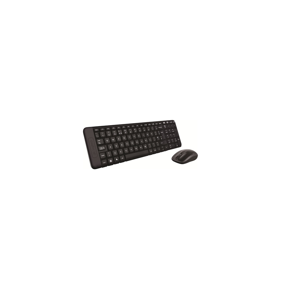  86.406 KEYBOARD+MOUSE WIRELESS LOGITECH RETAIL MK220 USB BLACK P/N 920-0