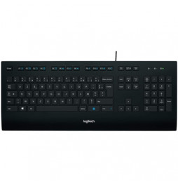  86.646 CLAVIER LOGITECH K280E MULTIMEDIALE USB BLACK APPOGGIO-POLSI 