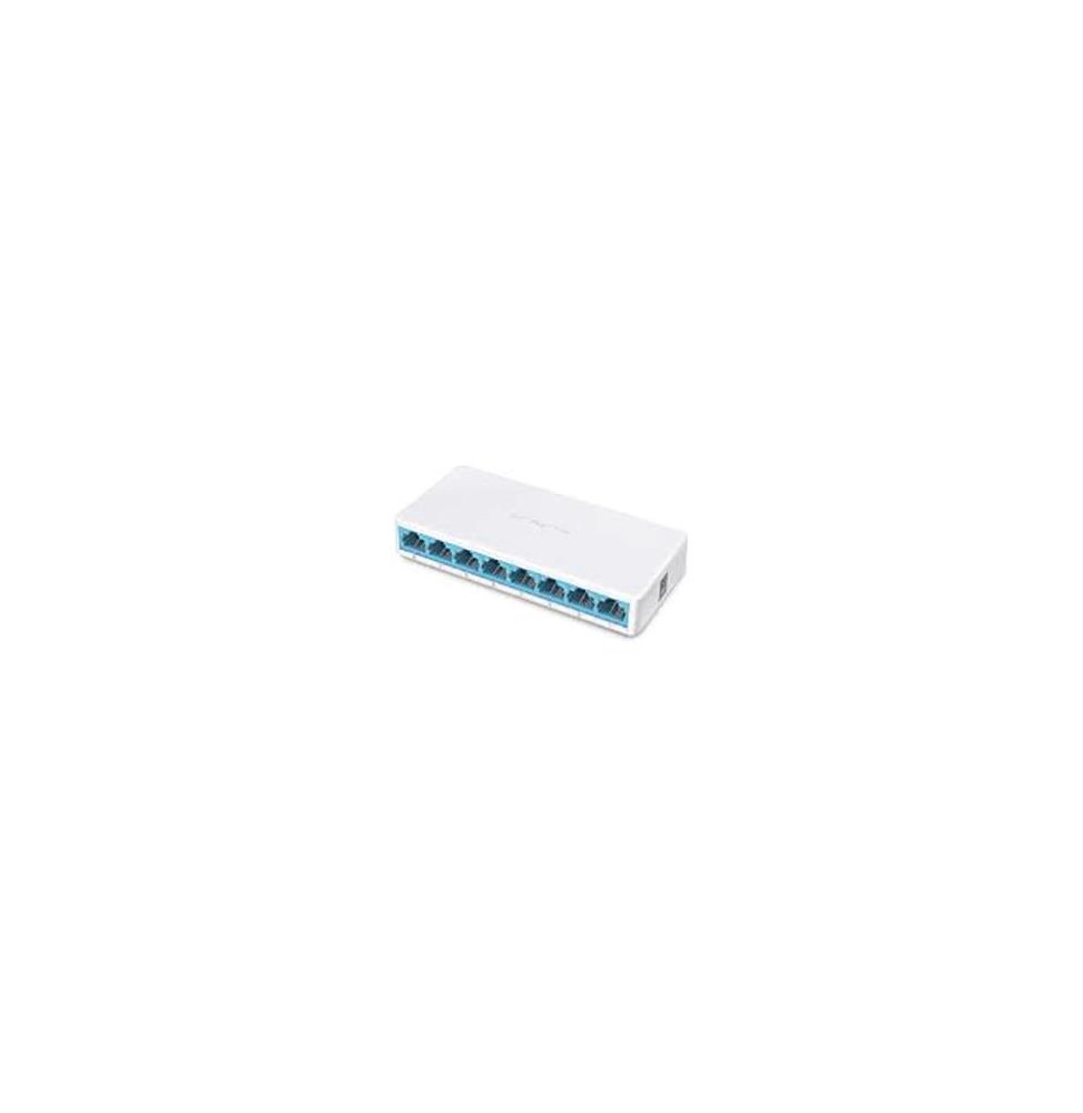  MS108 SWITCH 8P LAN 10/100M MERCUSYS MS108 MINI DESKTOP - PLASTIC C