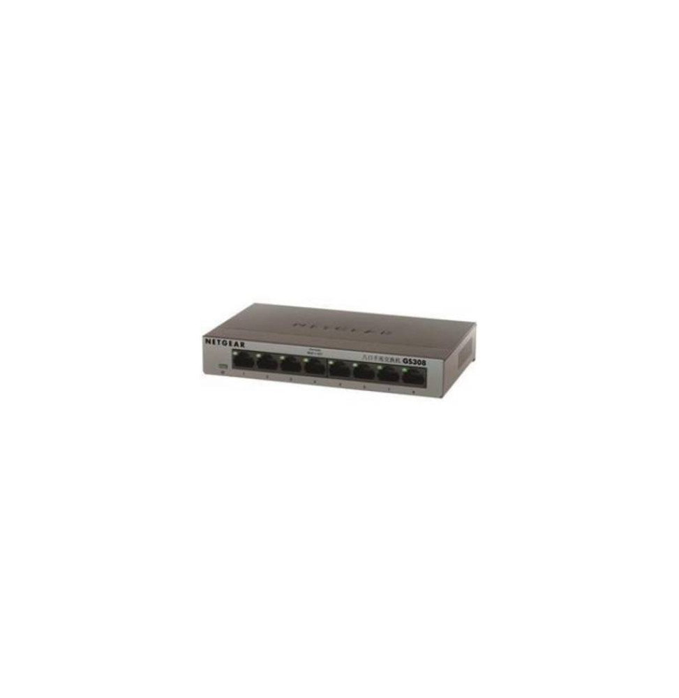  GS308-300PES SWITCH 8P LAN GIGABIT NETGEAR GS308-300PES CON ALIM. ESTERN