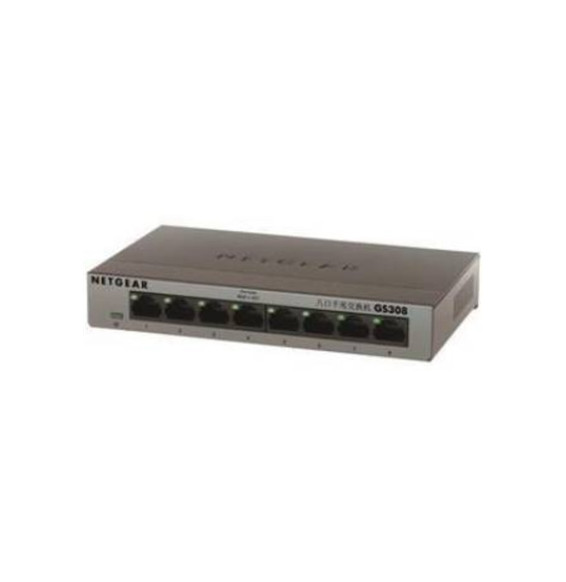  GS308-300PES SWITCH 8P LAN GIGABIT NETGEAR GS308-300PES CON ALIM. ESTERN