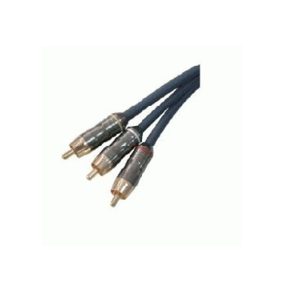  82.0023 C?BLE AUDIO VIDEO 3XRCA PREMIUM M/M 1MT NILOX 07NXVA01RP201 NOI