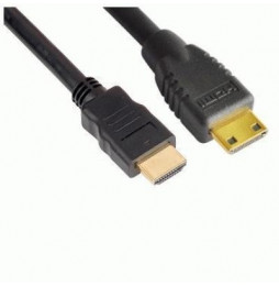  82.030 CABLE HDMI 1.3 M-M M/MINI 1MT BLACK NILOX LE-064 07NXHC0100101 19PI