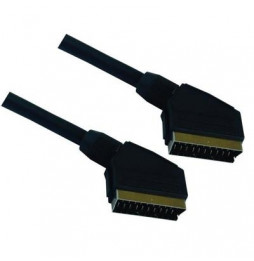  82.037 KABEL SCART - SCART 21POLI M-M 1.8MT  GOLD NILOX 07NXSK180010