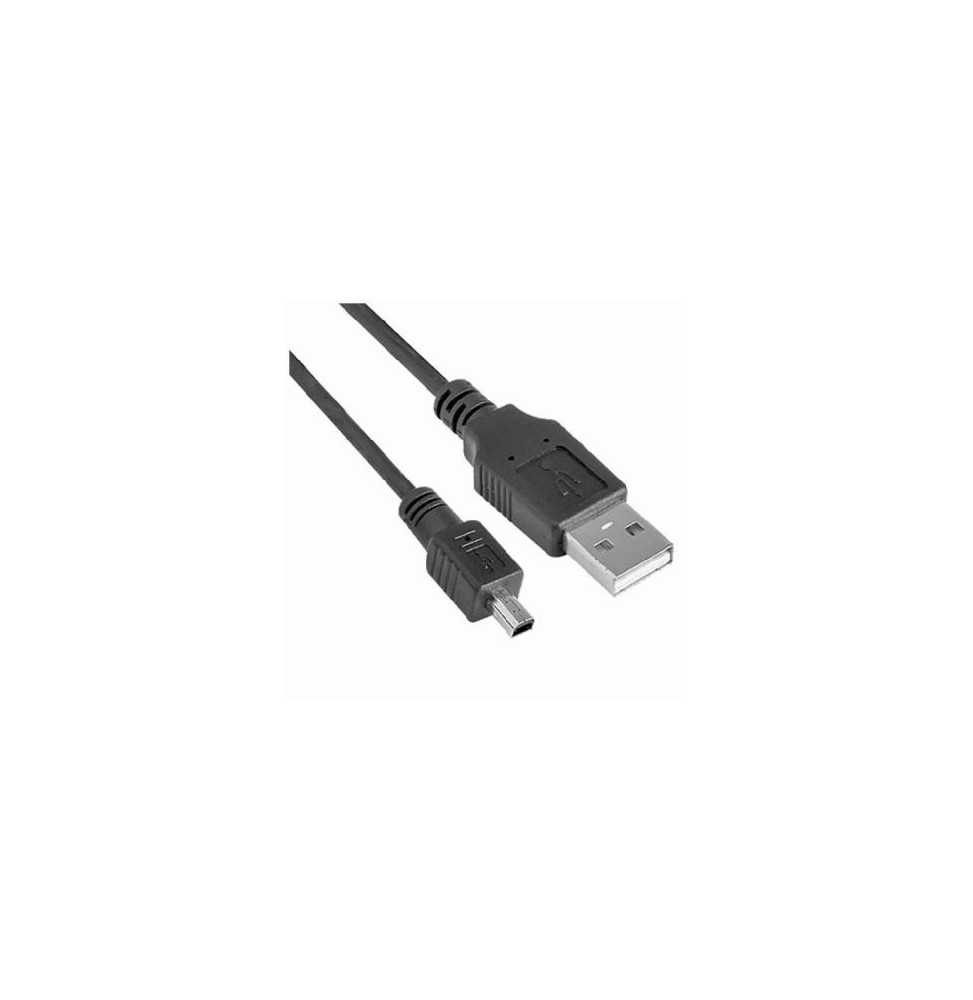  82.0601 C?BLE USB2.0 A-BMINI M/M 5MT  NILOX NOIRE - 07NXU205MB201  DIGI