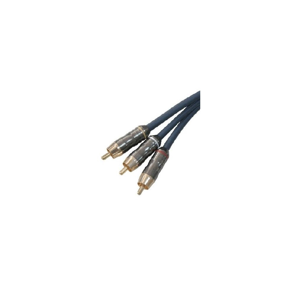  82.086 CABLE AUDIO 2XRCA M/M 3MT BLACK NILOX 07NXAU03RC2