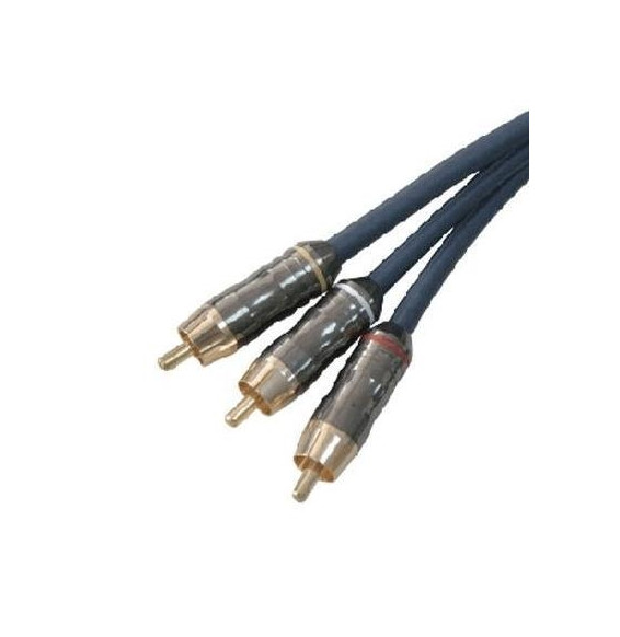  82.086 C?BLE AUDIO 2XRCA M/M 3MT NOIRE NILOX 07NXAU03R