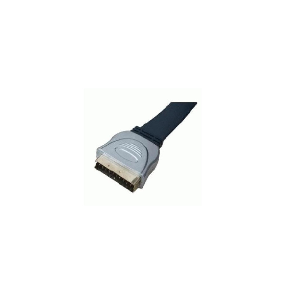  82.0920 CABLE SCART 2MT M/M NILOX 07NXSK02MA202 21PIN TO 21PIN METAL PLU