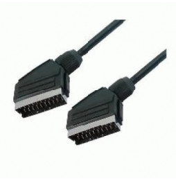  82.134 CÂBLE SCART 21 PIN M/M 5MT NOIRE NILOX 07NXSK05MA20