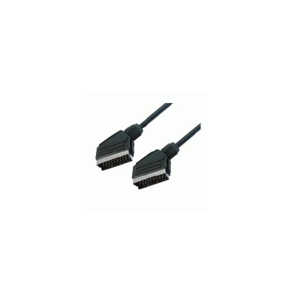  82.134 CABLE SCART 21 PIN M/M 5MT BLACK NILOX 07NXSK05MA2