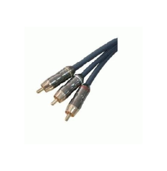  82.157 CABLE AUDIO VIDEO NILOX 07NXVA5CRP201 50CM 3XRCA M/M NE