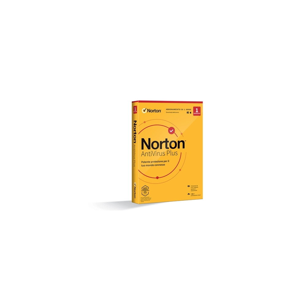  59.271 NORTON BOX ANTIVIRUS PLUS 1 DISPOSITIVO (21397559) - 2GB BACKUP F