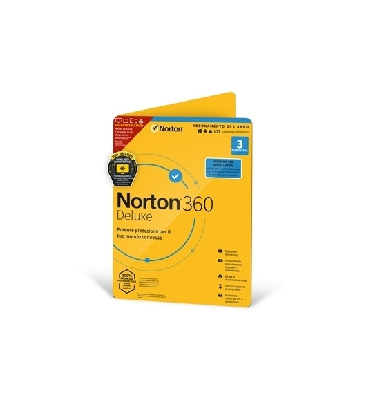  59.2790 NORTON 360 DELUXE 2020 TECH BENCH BREVI ATTACH  3 DISPOSITIVI