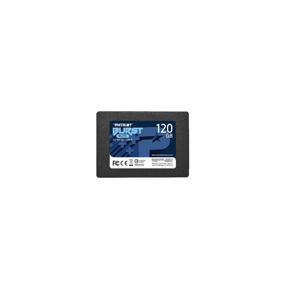  34.8140 SSD-SOLID STATE DISK 2.5"  120GB SATA3 PATRIOT PBE120GS25SSDR BU