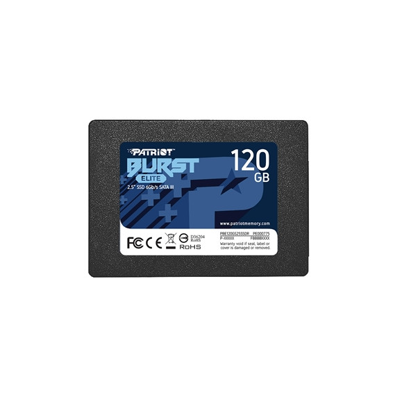  34.8140 SSD-SOLID STATE DISK 2.5"  120GB SATA3 PATRIOT PBE120GS25SSDR BU