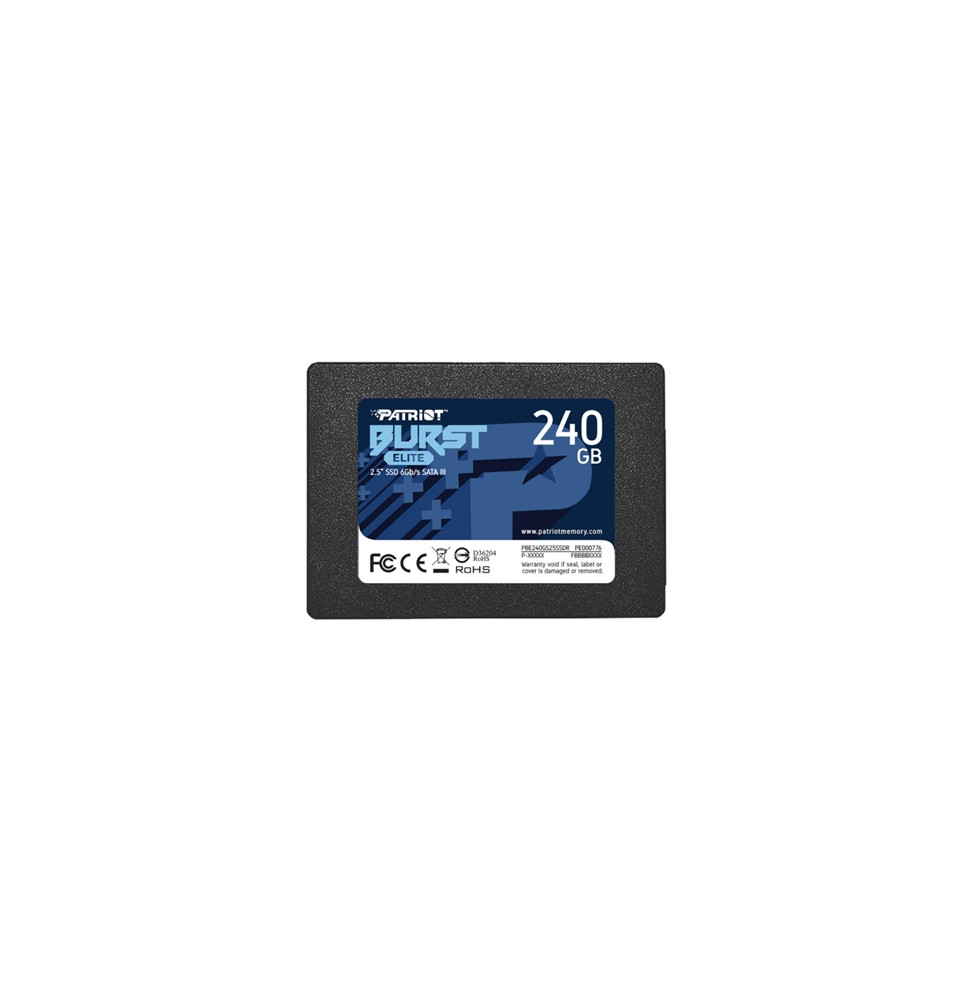  34.8141 SSD-SOLID STATE DISK 2.5"  240GB SATA3 PATRIOT PBE240GS25SSDR