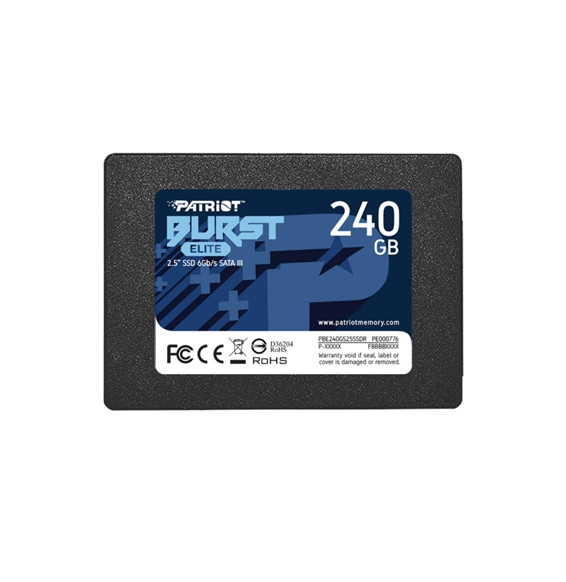  34.8141 SSD-SOLID STATE DISK 2.5"  240GB SATA3 PATRIOT PBE240GS25SSDR